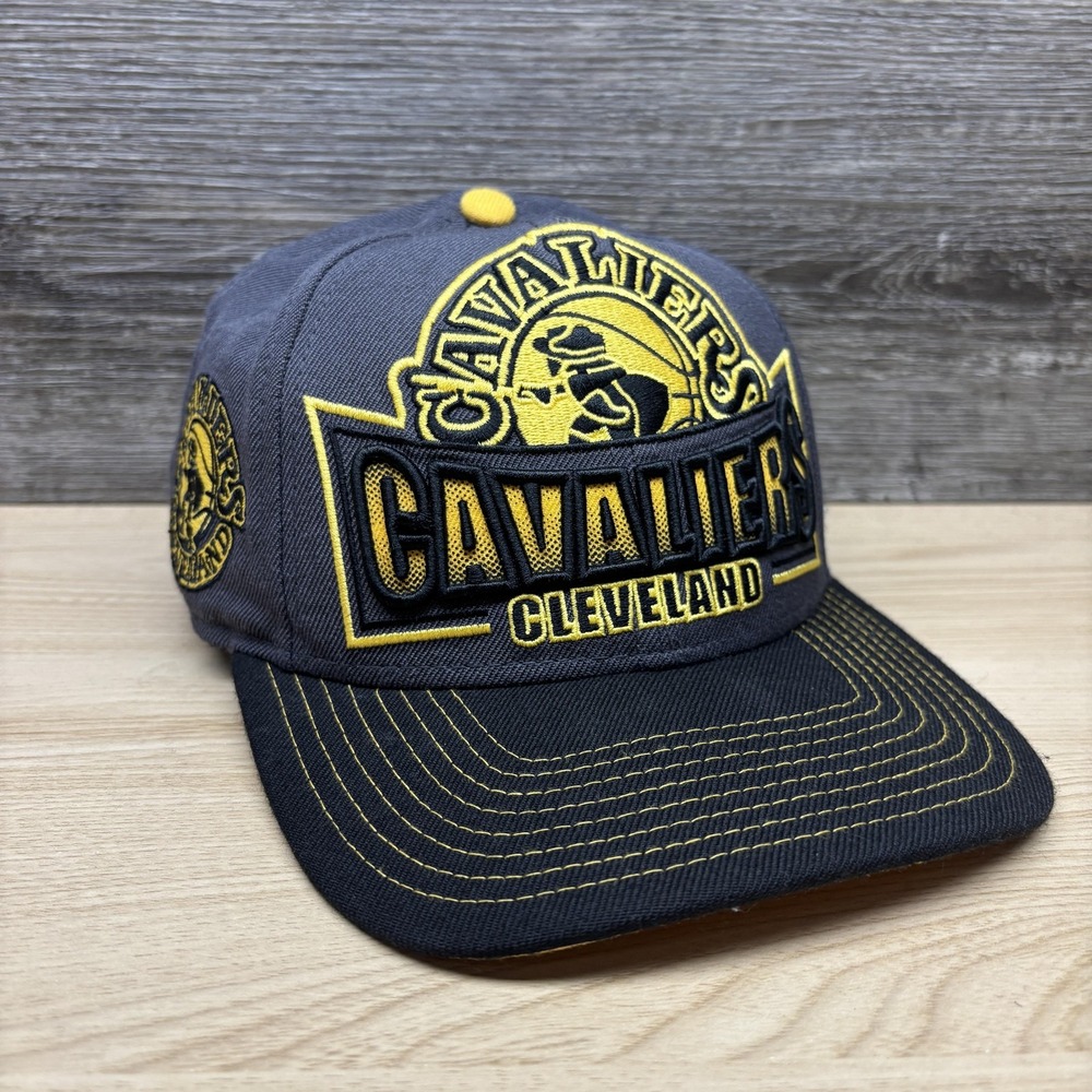 Cleveland Cavaliers Hat Cap Snap Back Mens One Size Gray NBA Basketball New Era